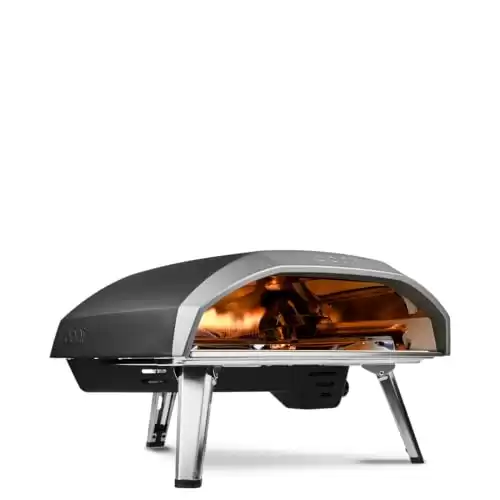 Ooni Koda 16 Gas Pizza Oven 28mbar Propane Outdoor Pizza Oven, Portable Pizza Oven For Fire and Stonebaked 16 Inch Pizzas, With Gas Hose & Regulator, Countertop Pizza Maker, Outdoor Pizza Cooker